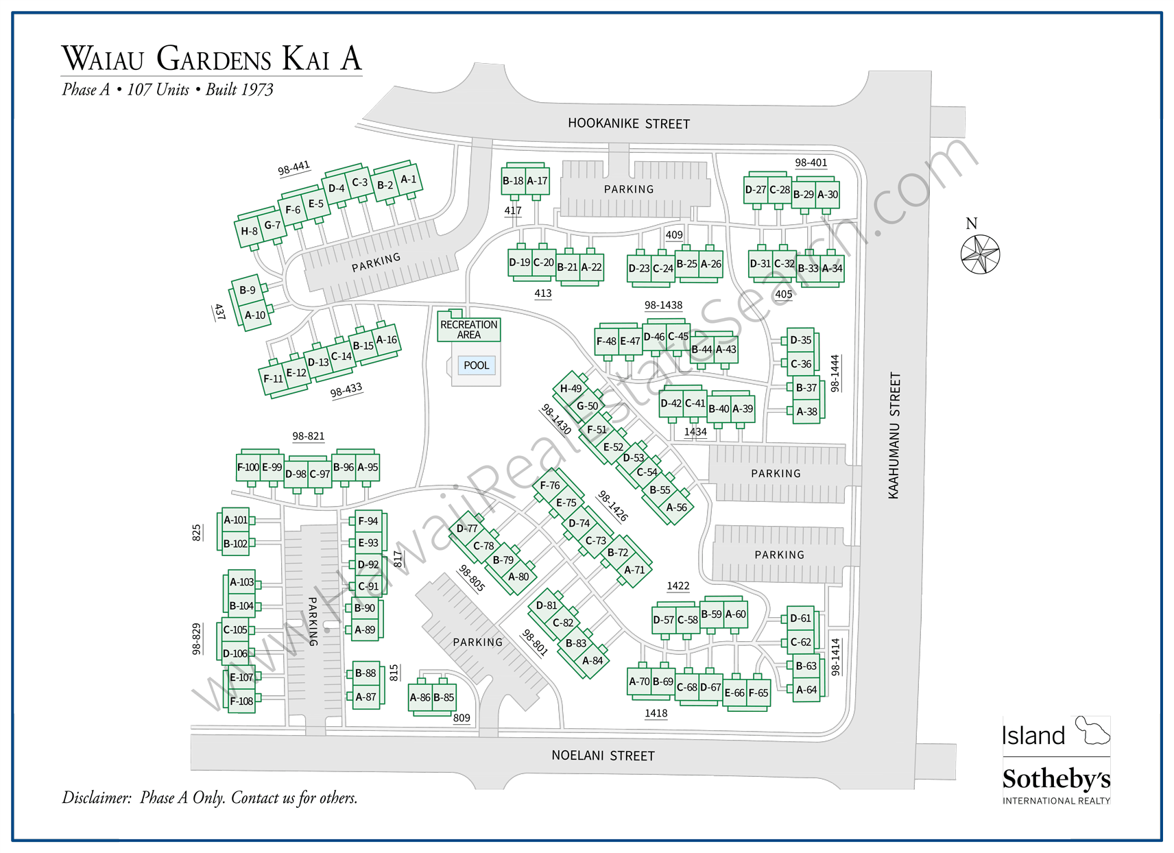 Waiau Gardens Kai A Map